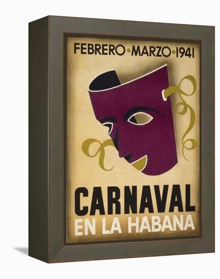 Trav Carnaval Enla Habana-null-Framed Premier Image Canvas