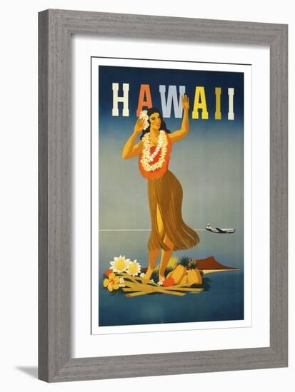 Trav Hawaii-null-Framed Giclee Print