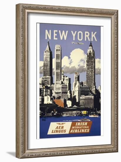 Trav Ny Aer Lingus-null-Framed Giclee Print