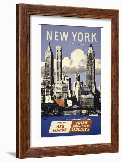 Trav Ny Aer Lingus-null-Framed Giclee Print