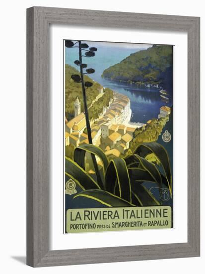 Trav Riviera Italienne-null-Framed Giclee Print