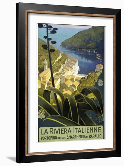 Trav Riviera Italienne-null-Framed Giclee Print