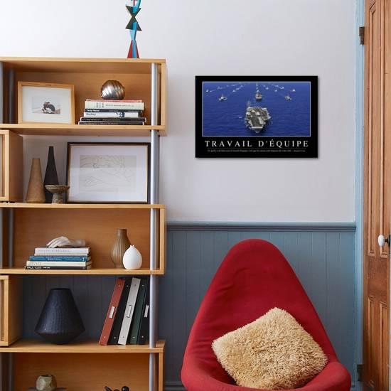 Travail D Equipe Citation Et Affiche D Inspiration Et Motivation Photographic Print Art Com