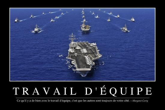 Travail D Equipe Citation Et Affiche D Inspiration Et Motivation Photographic Print Art Com