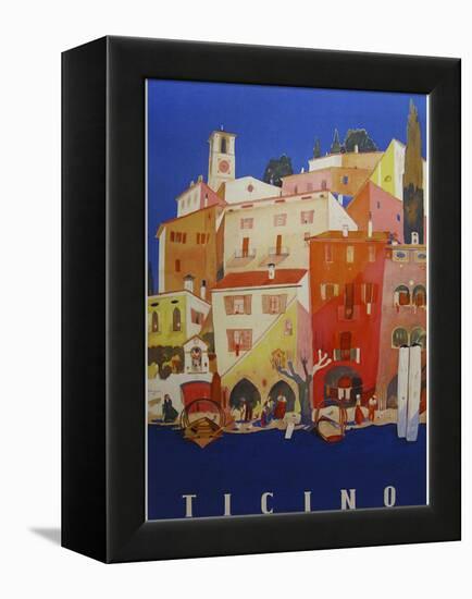 Travel 0100-Vintage Lavoie-Framed Premier Image Canvas