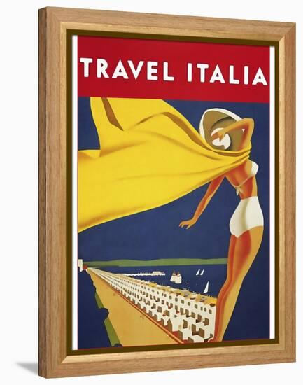 Travel 0144-Vintage Lavoie-Framed Premier Image Canvas