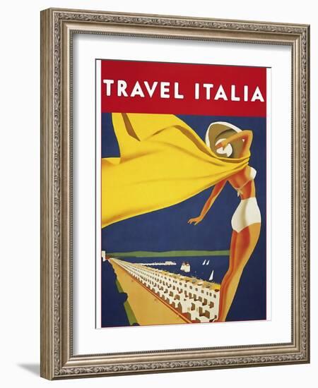 Travel 0144-Vintage Lavoie-Framed Giclee Print