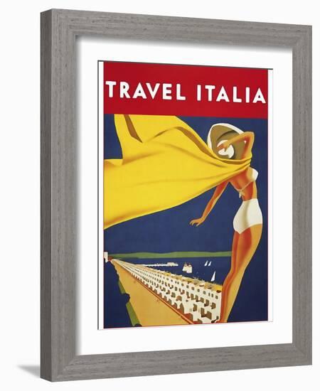 Travel 0144-Vintage Lavoie-Framed Giclee Print