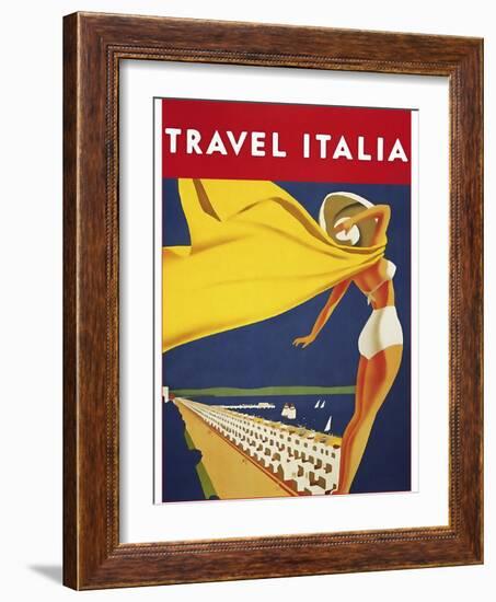 Travel 0144-Vintage Lavoie-Framed Giclee Print