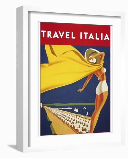 Travel 0144-Vintage Lavoie-Framed Giclee Print