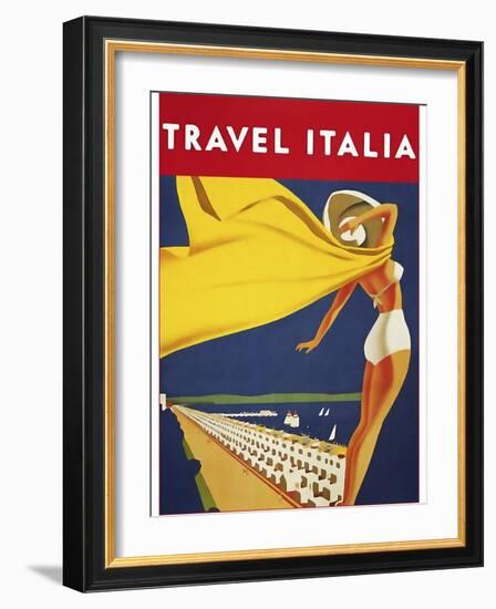 Travel 0144-Vintage Lavoie-Framed Giclee Print