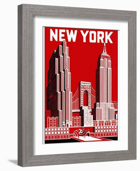 Travel 0146-Vintage Lavoie-Framed Giclee Print