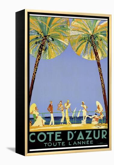 Travel 0192-Vintage Lavoie-Framed Premier Image Canvas