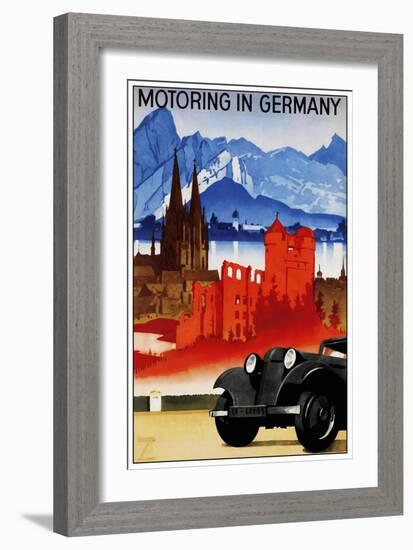 Travel 0211-Vintage Lavoie-Framed Giclee Print