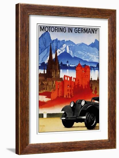 Travel 0211-Vintage Lavoie-Framed Giclee Print