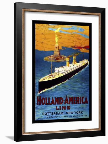 Travel 0213-Vintage Lavoie-Framed Giclee Print