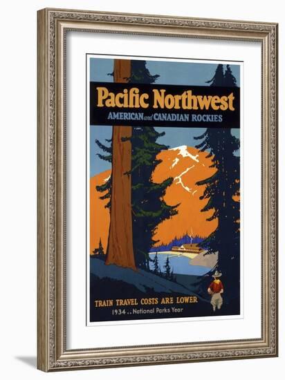 Travel 0218-Vintage Lavoie-Framed Giclee Print