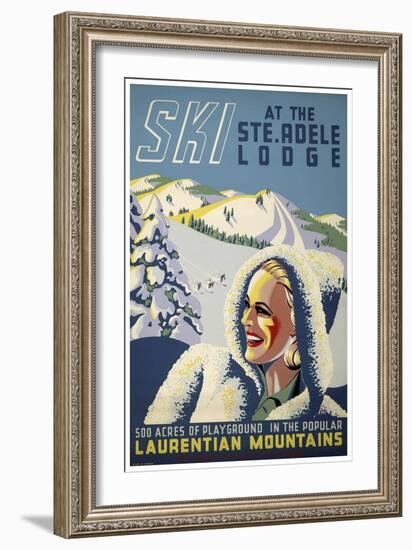 Travel 0244-Vintage Lavoie-Framed Giclee Print