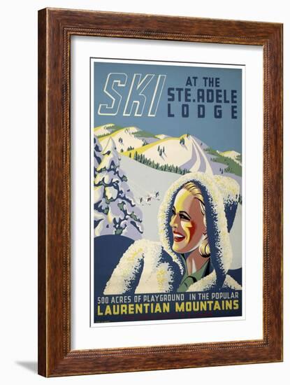 Travel 0244-Vintage Lavoie-Framed Giclee Print