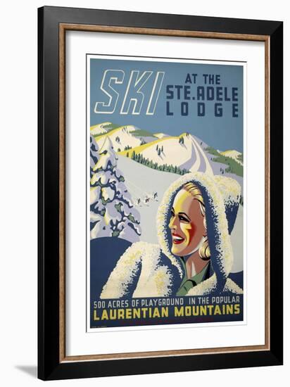 Travel 0244-Vintage Lavoie-Framed Giclee Print