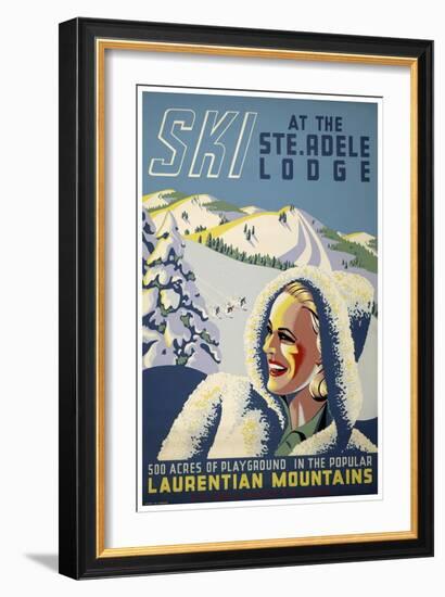 Travel 0244-Vintage Lavoie-Framed Giclee Print