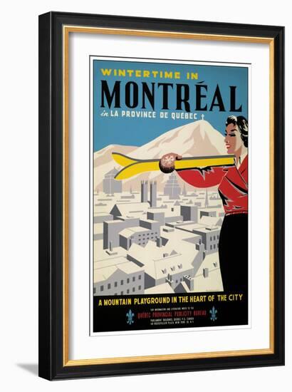 Travel 0245-Vintage Lavoie-Framed Giclee Print