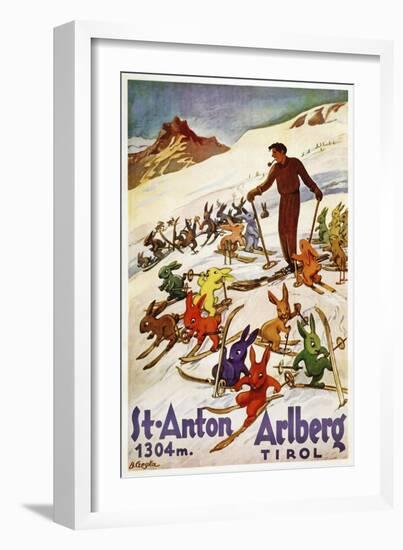 Travel 0259-Vintage Lavoie-Framed Giclee Print