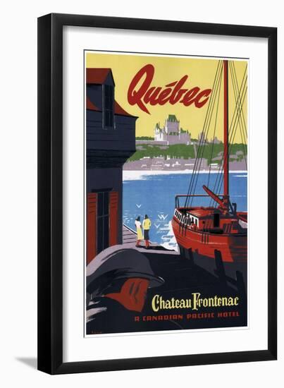 Travel 0262-Vintage Lavoie-Framed Giclee Print