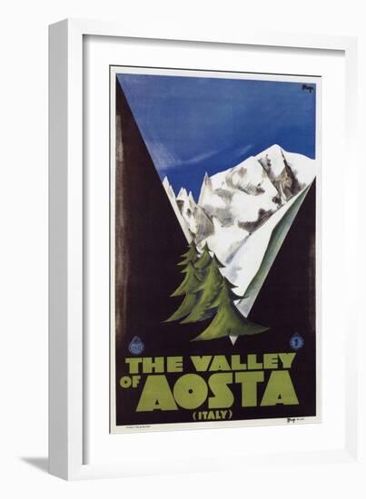 Travel 0270-Vintage Lavoie-Framed Giclee Print