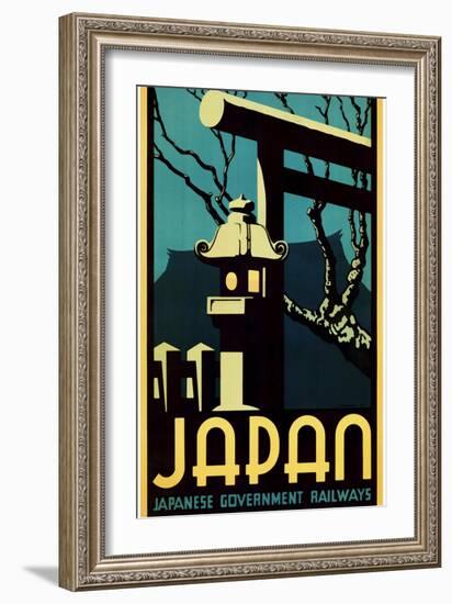 Travel 0279-Vintage Lavoie-Framed Giclee Print