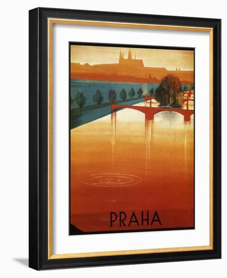 Travel 0338-Vintage Lavoie-Framed Giclee Print