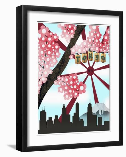 Travel 0349-Vintage Lavoie-Framed Giclee Print