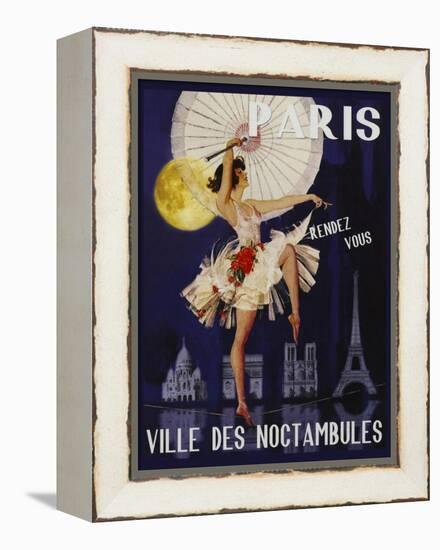 Travel 0389-Vintage Lavoie-Framed Premier Image Canvas