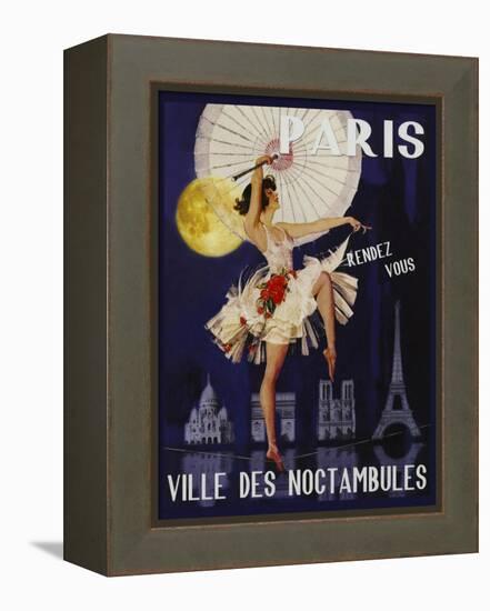 Travel 0389-Vintage Lavoie-Framed Premier Image Canvas