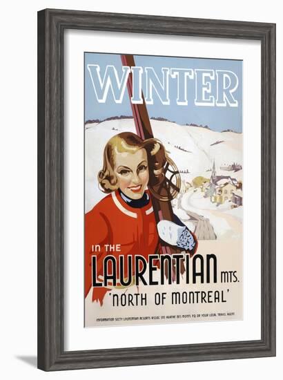 Travel 039-Vintage Lavoie-Framed Giclee Print