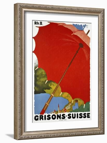 Travel 054-Vintage Lavoie-Framed Giclee Print