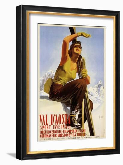 Travel 075-Vintage Lavoie-Framed Giclee Print