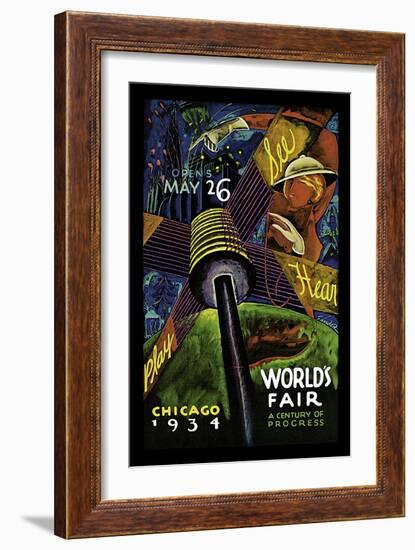 Travel 076-Vintage Lavoie-Framed Giclee Print