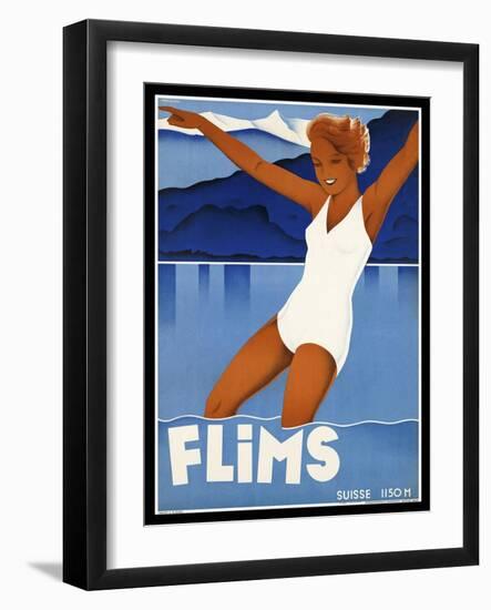 Travel 079-Vintage Lavoie-Framed Giclee Print