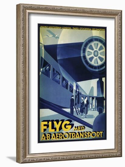 Travel Air 0016-Vintage Lavoie-Framed Giclee Print