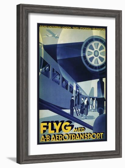 Travel Air 0016-Vintage Lavoie-Framed Giclee Print