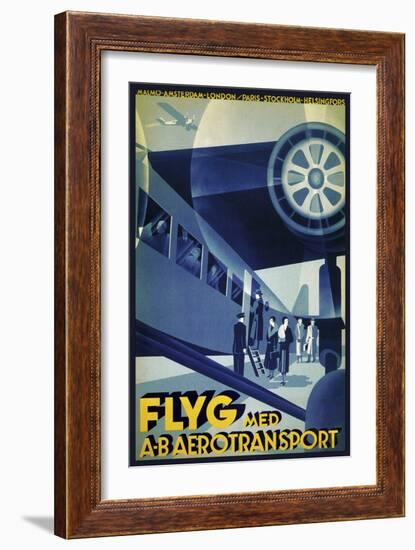 Travel Air 0016-Vintage Lavoie-Framed Giclee Print