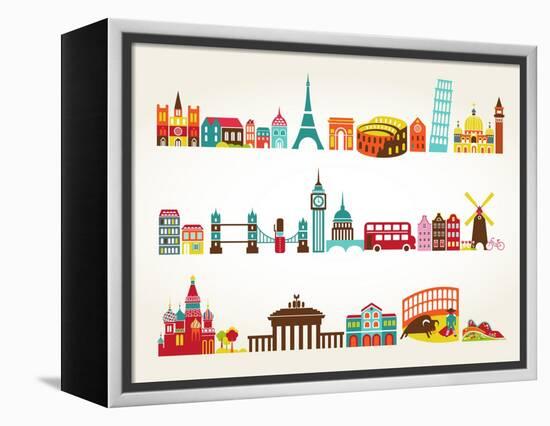 Travel And Tourism Locations-Marish-Framed Stretched Canvas