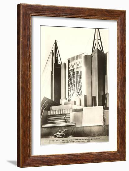 Travel and Transportation Building, Chicago World's Fair-null-Framed Art Print