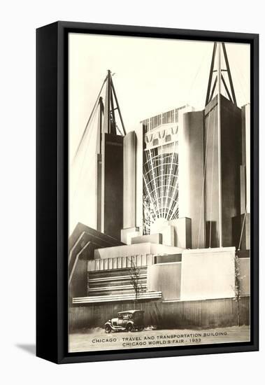 Travel and Transportation Building, Chicago World's Fair-null-Framed Stretched Canvas