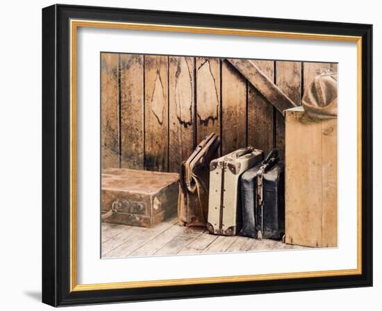 Travel Back in Time II-Eva Bane-Framed Art Print