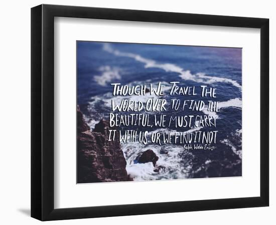 Travel Beautiful-Leah Flores-Framed Giclee Print