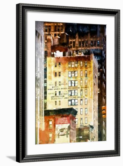 Travel Building-Philippe Hugonnard-Framed Giclee Print