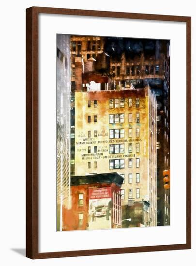 Travel Building-Philippe Hugonnard-Framed Giclee Print