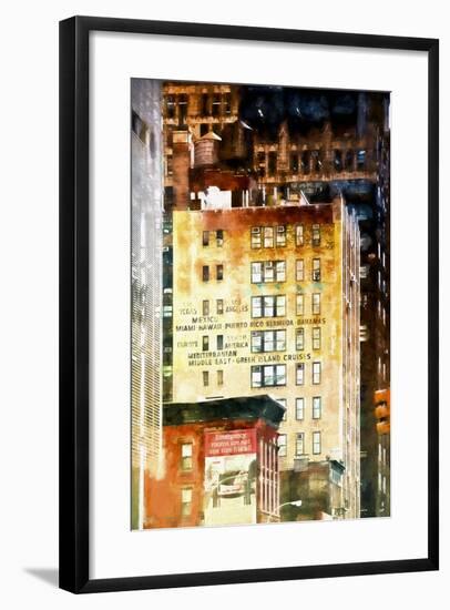 Travel Building-Philippe Hugonnard-Framed Giclee Print